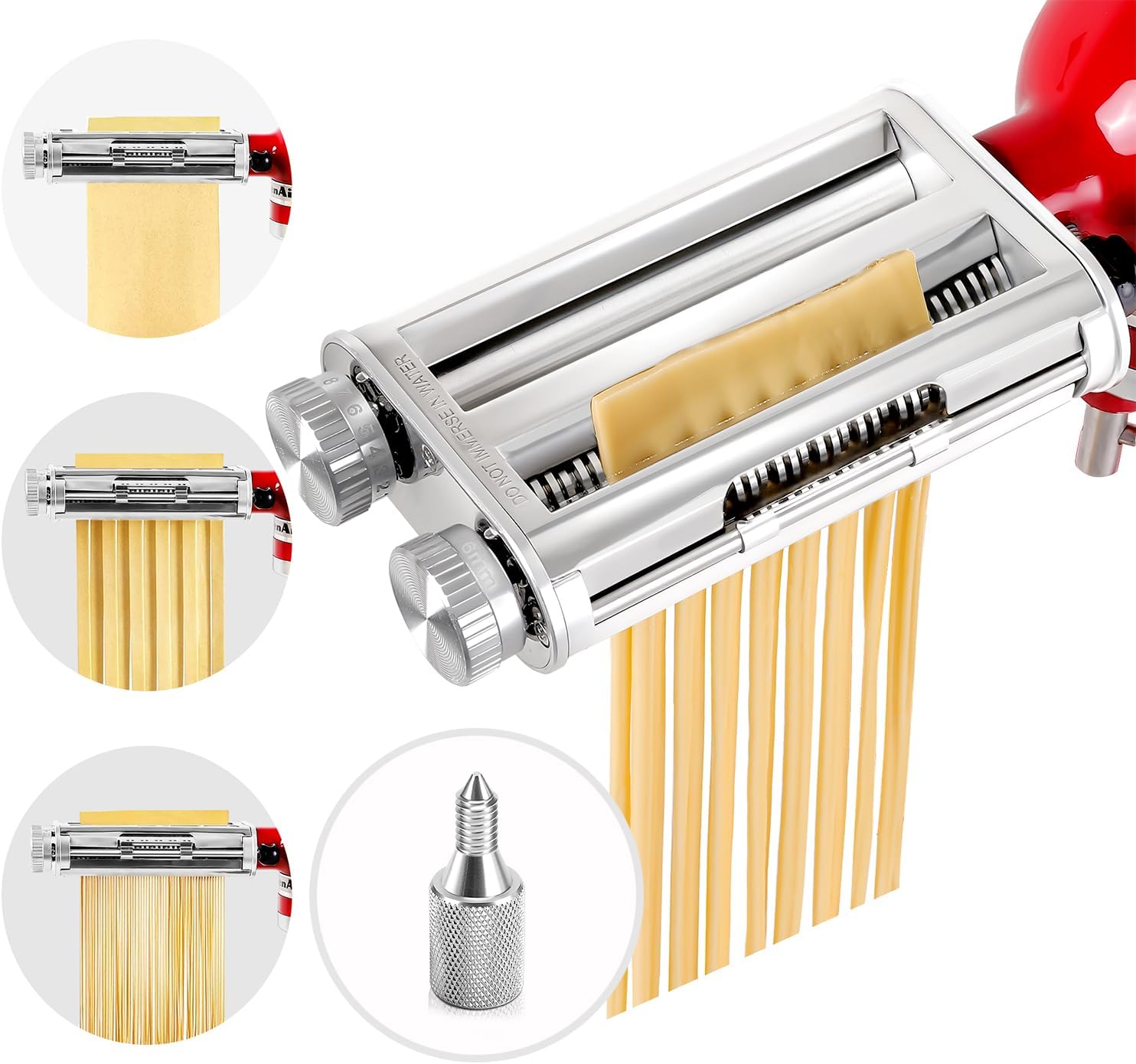 Commercial Kitchen Juicer - Aksesoris Penggiling & Pemotong Pasta 3-in-1