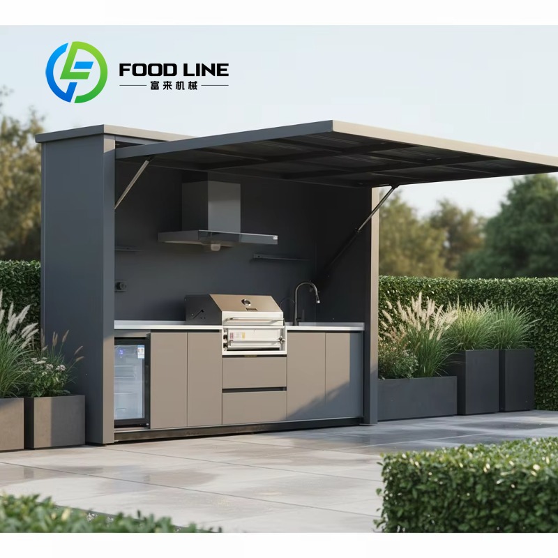 Commercial Kitchen Prep Table - Meja Persiapan Makanan Logam Komersial Berbahan