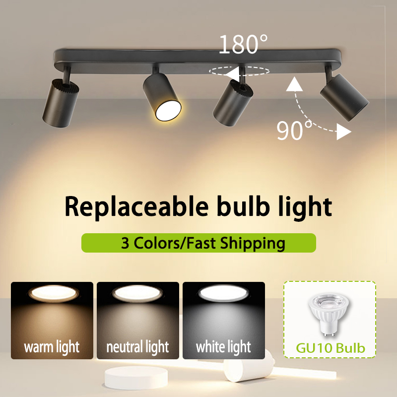 Commercial Kitchen Ceiling - GU10 Lampu Sorot LED Track Light