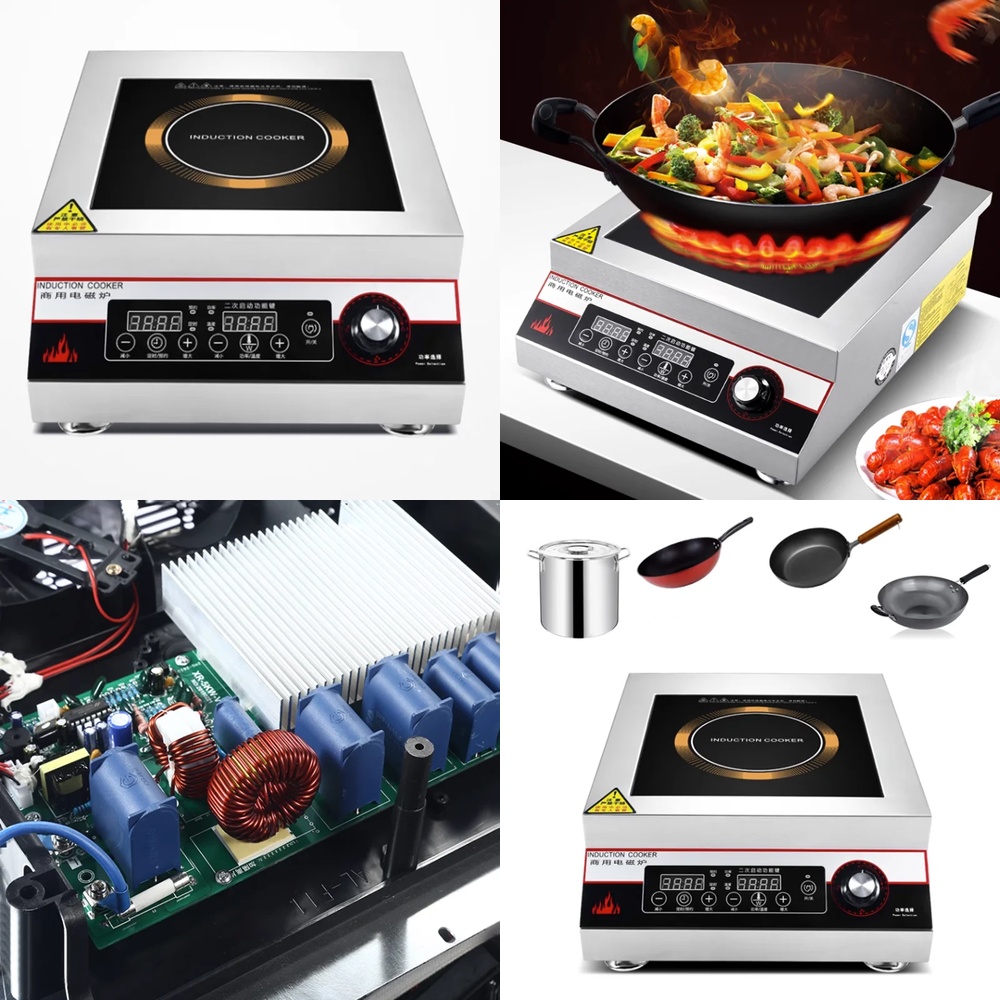 Commercial Kitchen Zones - Kompor Induksi 5000W untuk Penggunaan Dapur