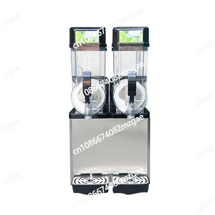 Commercial Ice Maker - Mesin Smoothie 2 Tangki 15L Pembuat