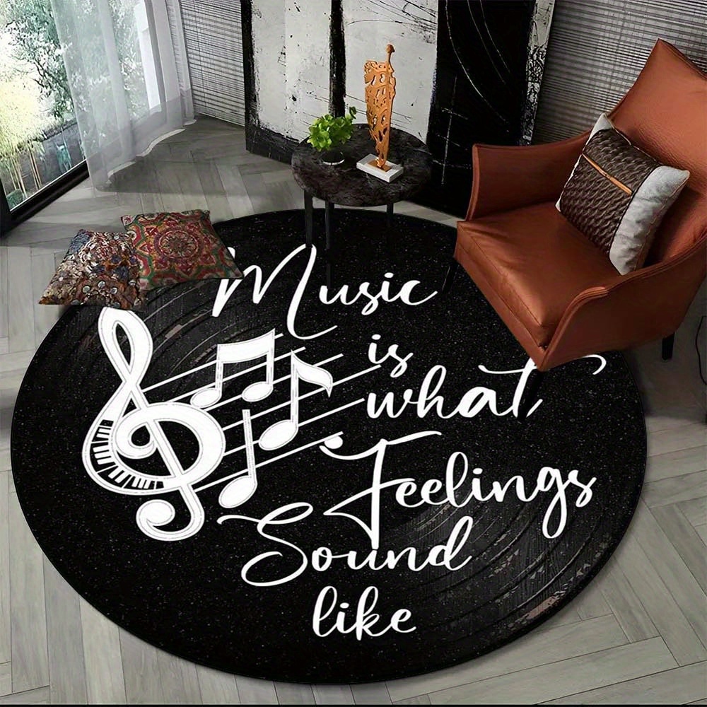Commercial Kitchen Vinyl - Karpet Bundar Pola Rekaman Vinil Musik,