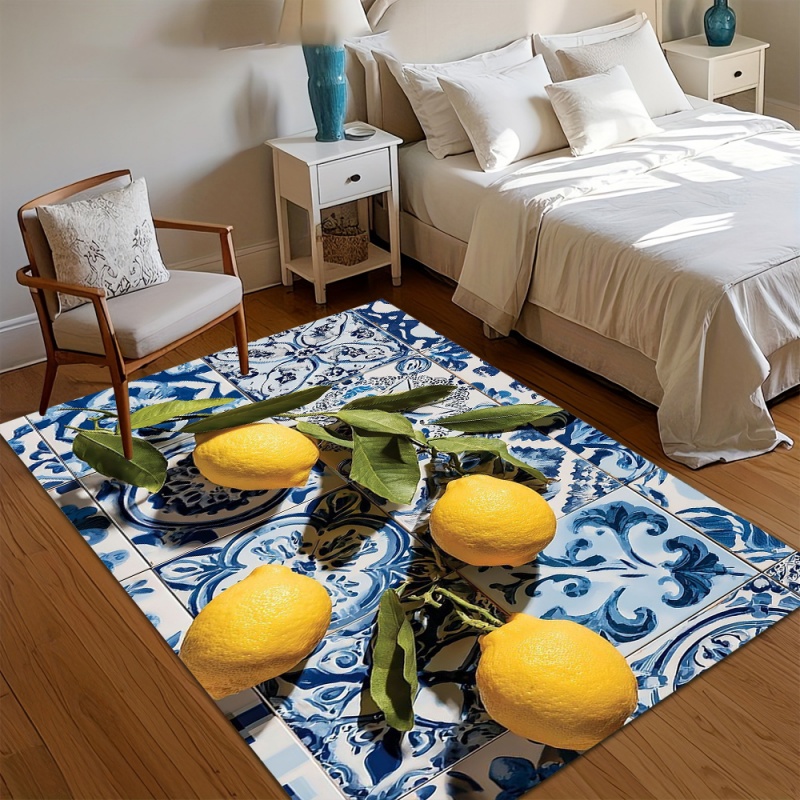 Commercial Kitchen Tile - Karpet Area Motif Lemon Segar Gaya