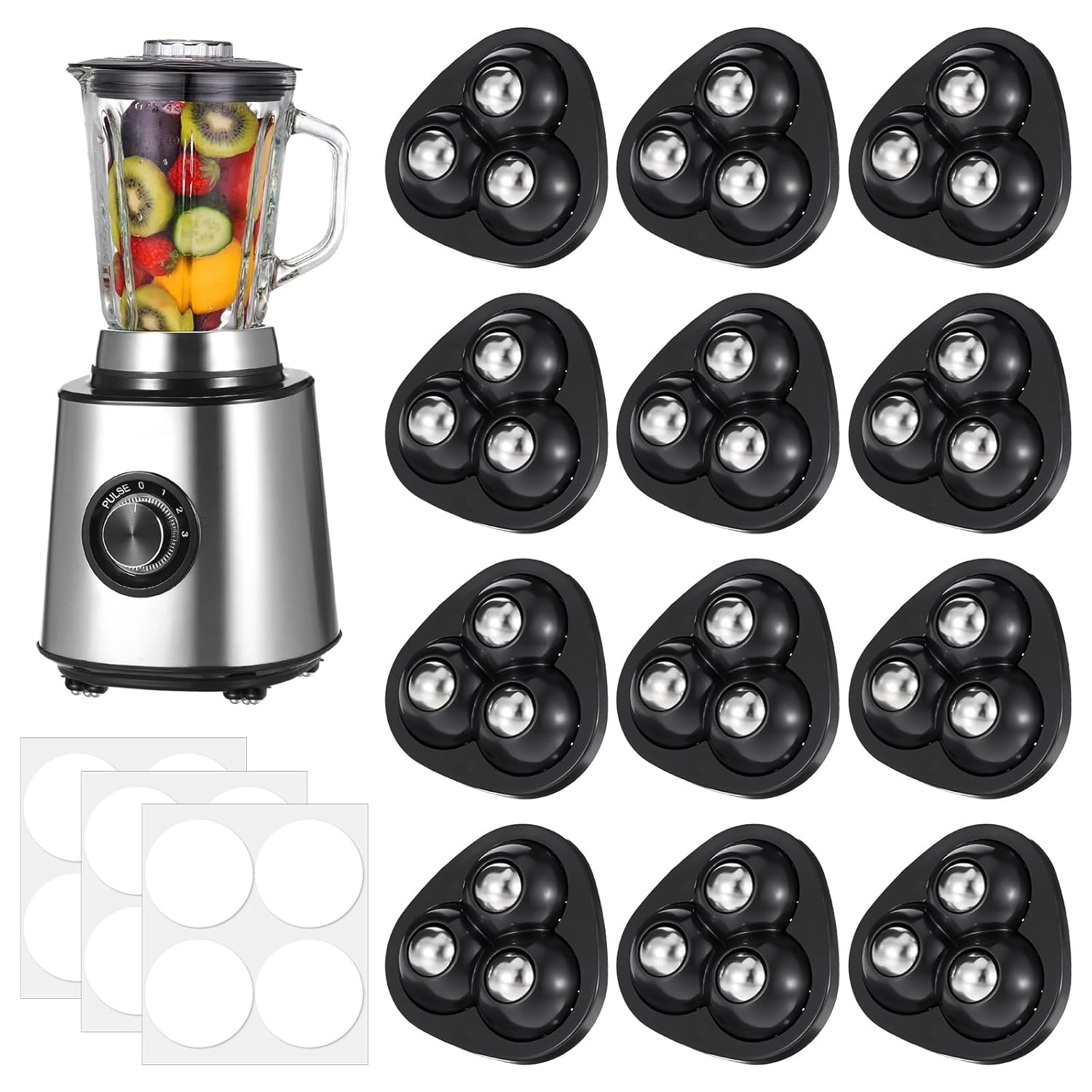 Commercial Kitchen Juicer - 360 ° Penggeser Peralatan Dapur Beroda,