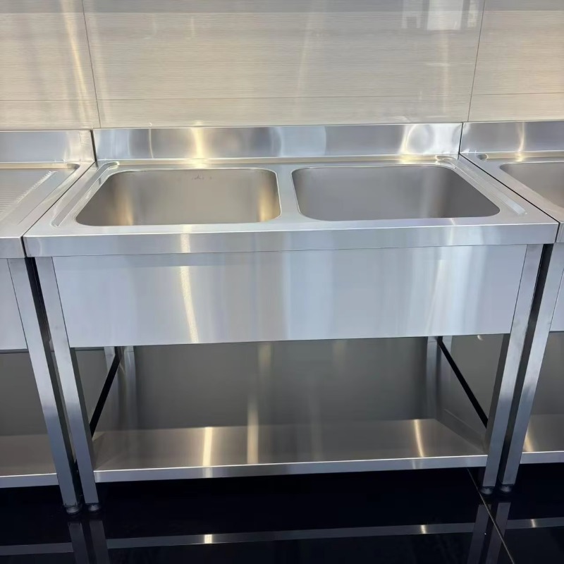 Meja wastafel stainless steel  - Commercial Kitchen Zones ulasan dan harga