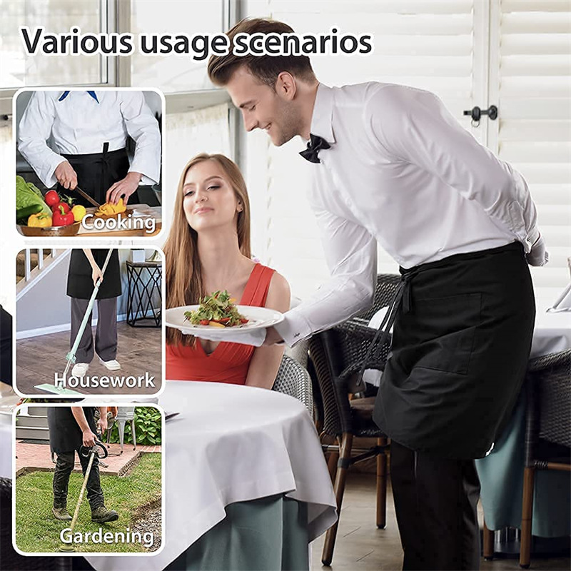 Kustom cetak logo bordir katun - Commercial Kitchen Supplies ulasan dan harga