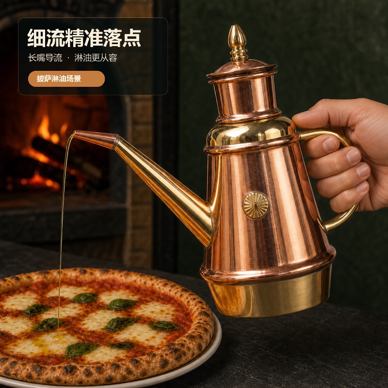 Pot Minyak Tembaga Buatan Tang - Commercial Kitchen Utensil Storage ulasan dan harga