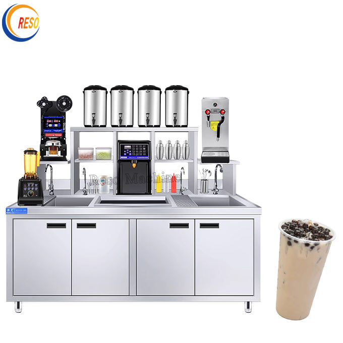Konter Minuman Teh Susu Komers - Commercial Dishwasher Table ulasan dan harga