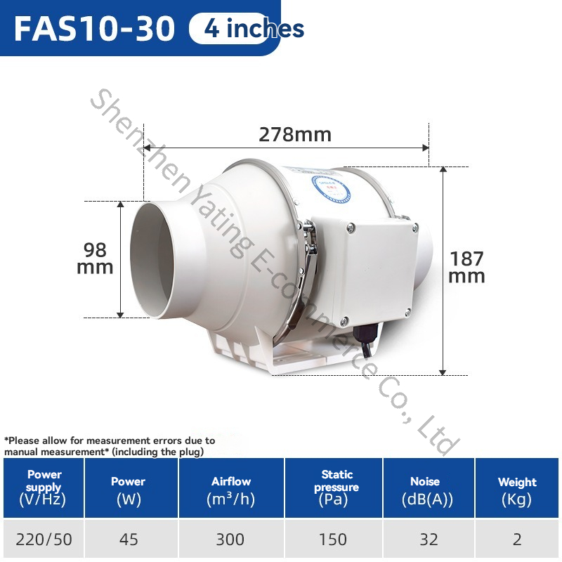 Kipas Knalpot Komersial 4 Inci - Commercial Kitchen Exhaust Fan ulasan dan harga