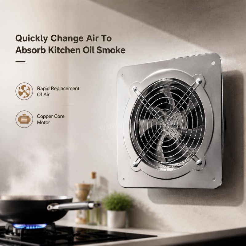 Ventilator Dapur Baja Tahan Ka - Commercial Kitchen Exhaust Fan ulasan dan harga