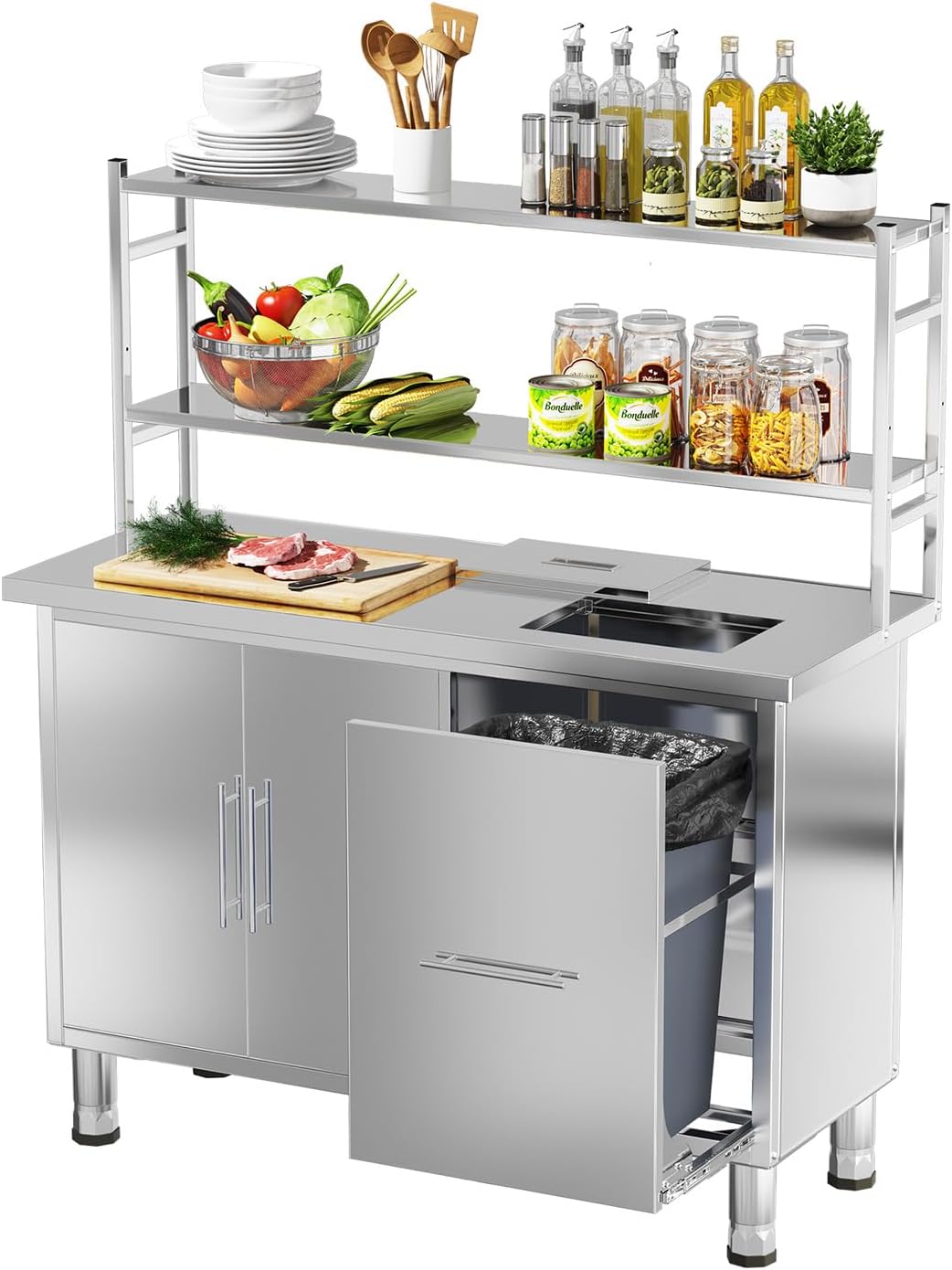 Meja Persiapan Makanan dari Ba - Commercial Kitchen Prep Table ulasan dan harga
