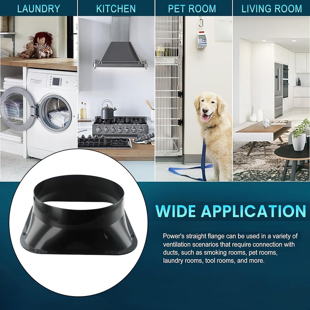 Konektor Kipas ABS Wall Flange - Commercial Kitchen Exhaust Fan ulasan dan harga