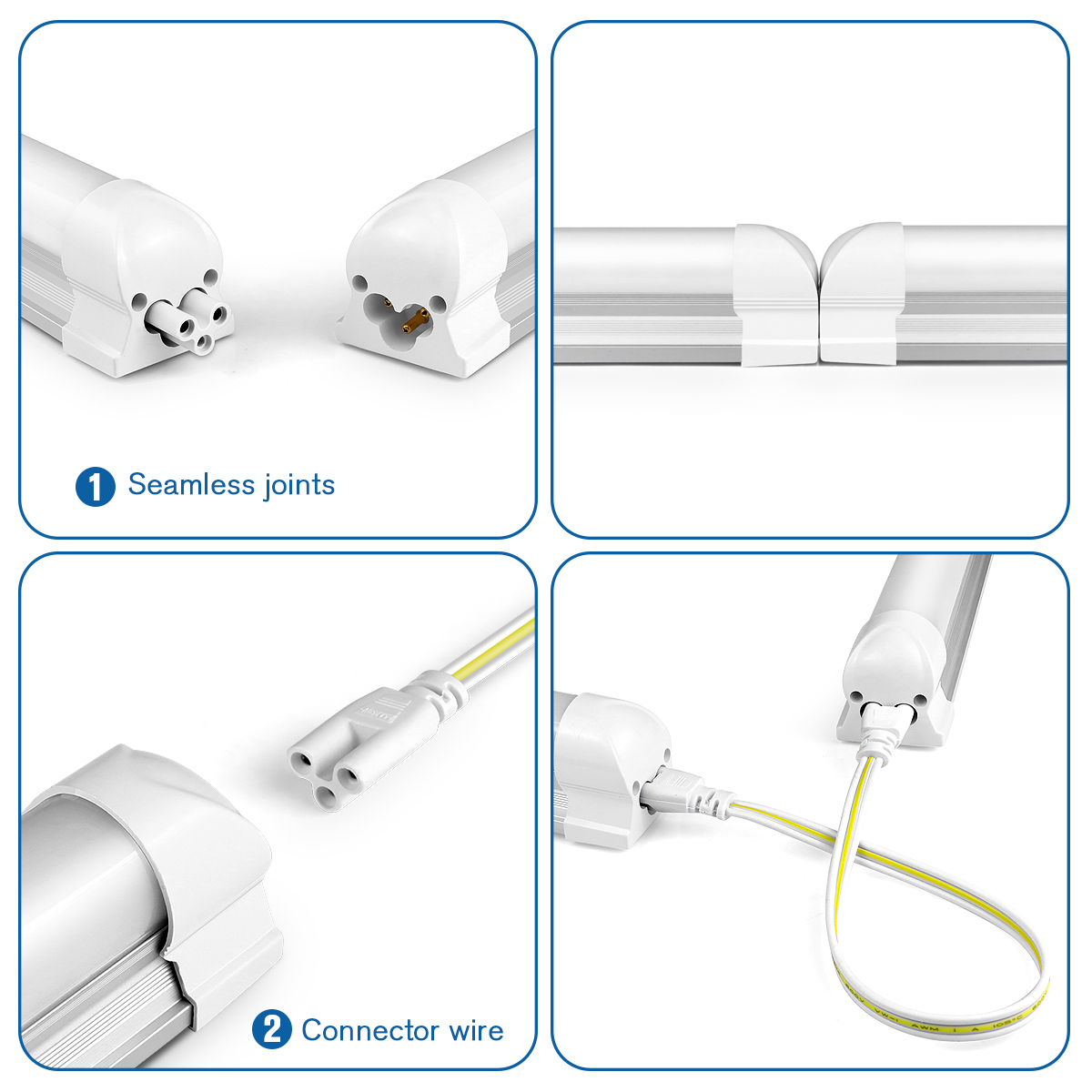 AC220V Lampu Tabung LED T8 Ste - Commercial Kitchen Ceiling ulasan dan harga