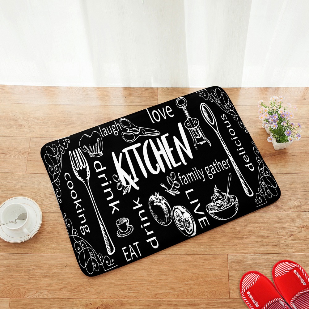 Karpet Motif Gambar Tangan 2PC - Commercial Kitchen Quotes ulasan dan harga