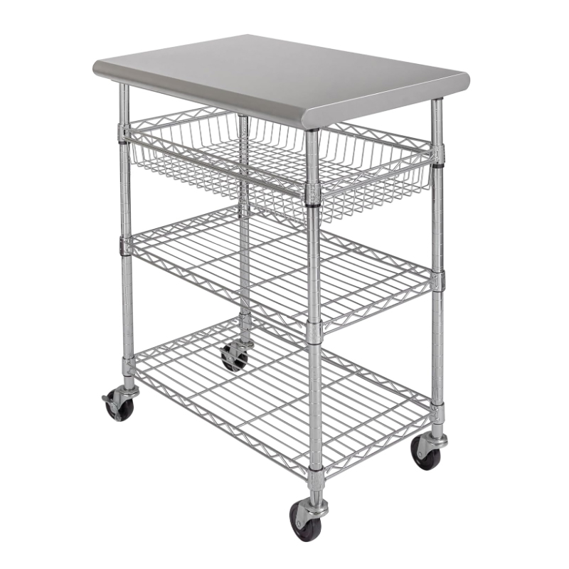 Meja Kerja Komersial Kustom, T - Commercial Kitchen Prep Table ulasan dan harga