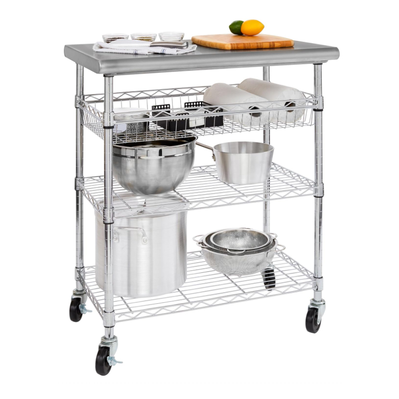Meja Kerja Komersial Kustom, T - Commercial Kitchen Prep Table ulasan dan harga