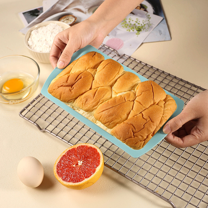 Cetakan kue silikon persegi pa - Rotary Bakery Oven ulasan dan harga