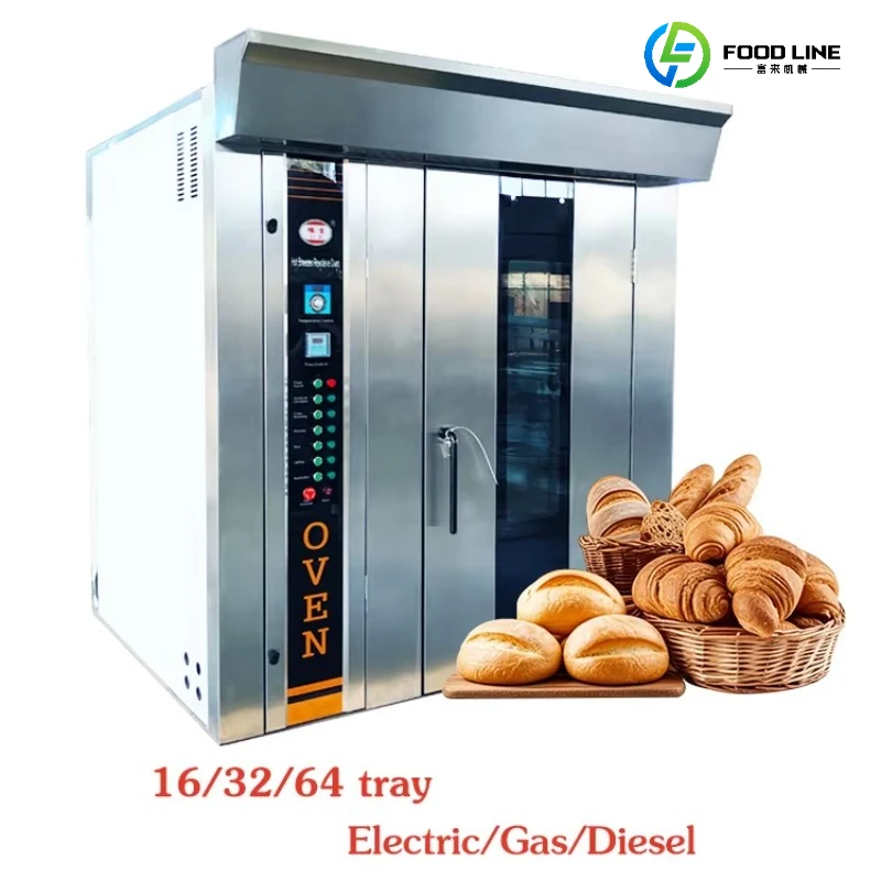 Oven Rotari Rak Listrik/Gas/Di - Rotary Bakery Oven ulasan dan harga