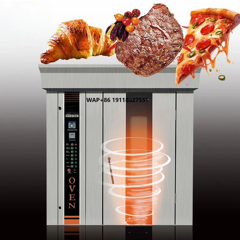 Oven Rotari Industri Gas untuk - Rotary Bakery Oven ulasan dan harga