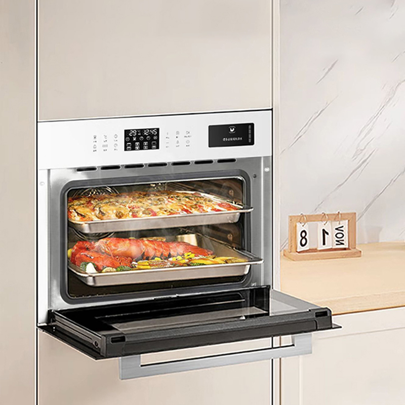 Oven Kombinasi Uap Pintar 60L, - Rotary Bakery Oven ulasan dan harga