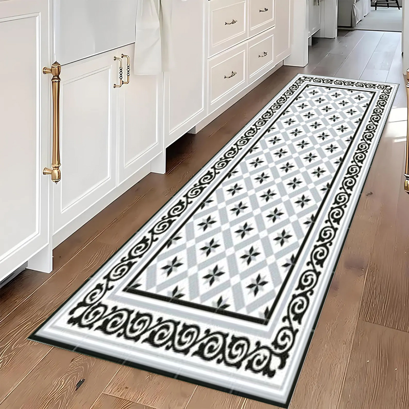 Karpet Runner Motif Geometris  - Commercial Kitchen Tile ulasan dan harga