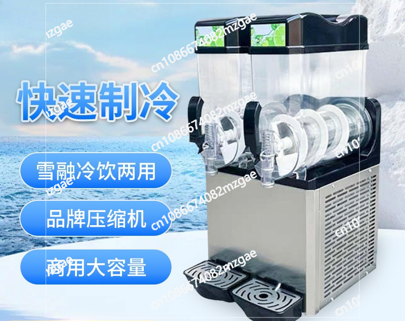 Mesin Smoothie 2 Tangki 15L Pe - Commercial Ice Maker ulasan dan harga