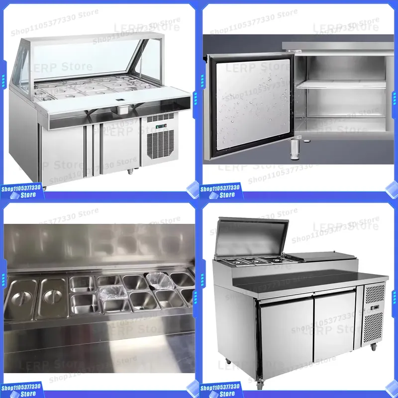 Meja Persiapan Dingin Komersia - Commercial Kitchen Prep Table ulasan dan harga