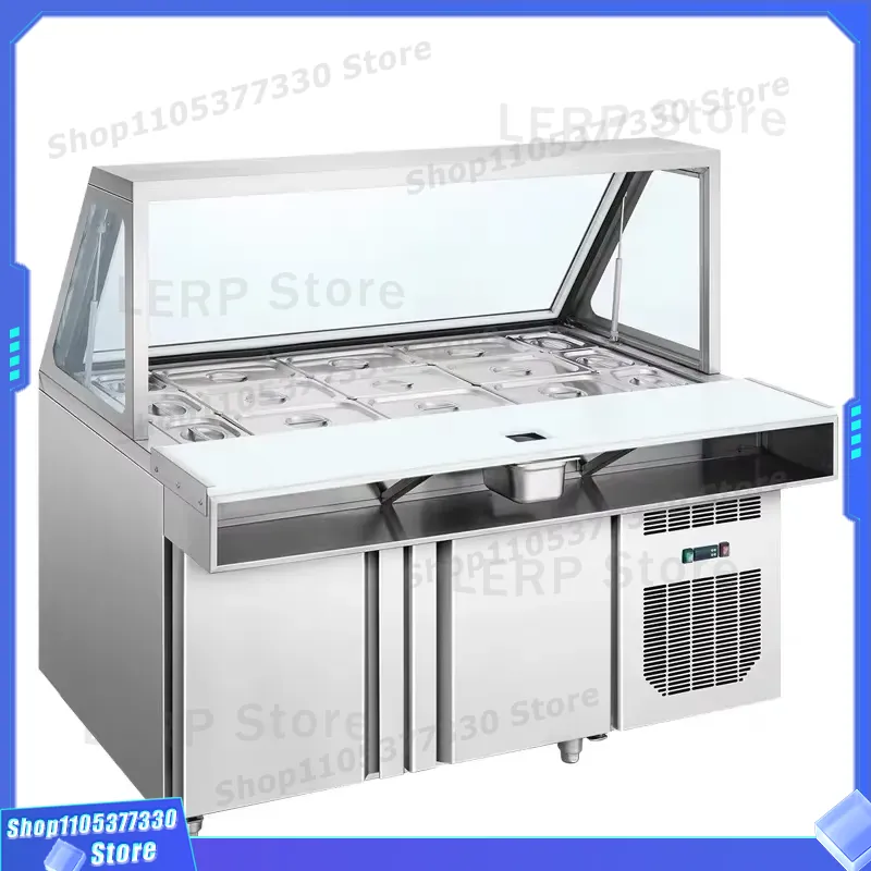Meja Persiapan Dingin Komersia - Commercial Kitchen Prep Table ulasan dan harga