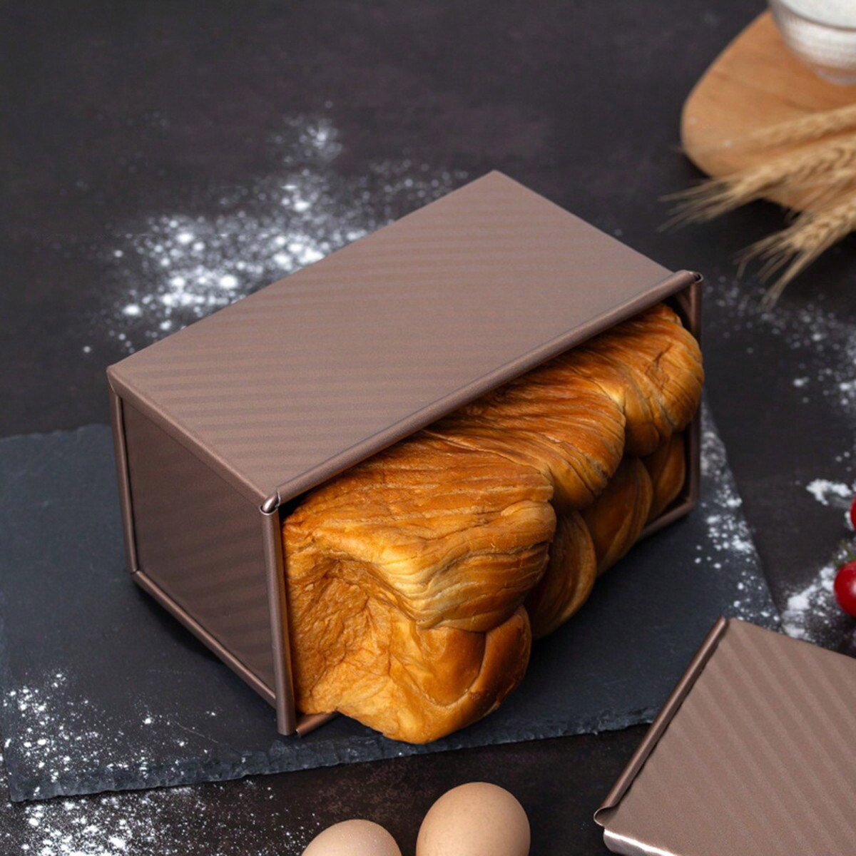 1pc Loyang Roti Emas dengan Tu - Rotary Bakery Oven ulasan dan harga