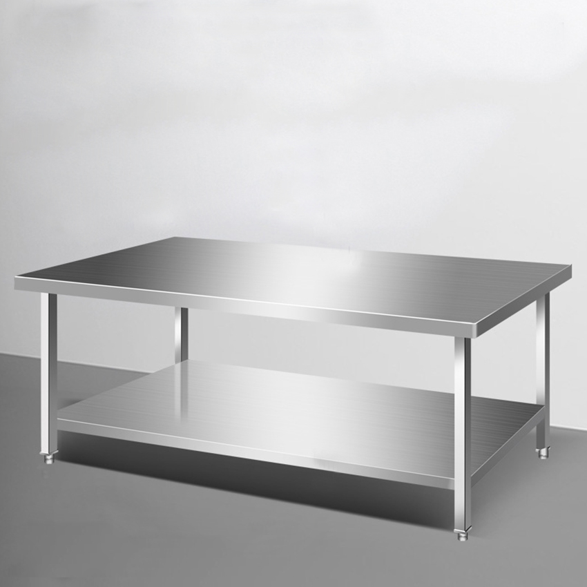 Meja Kerja Dapur Stainless Ste - Commercial Kitchen Prep Table ulasan dan harga