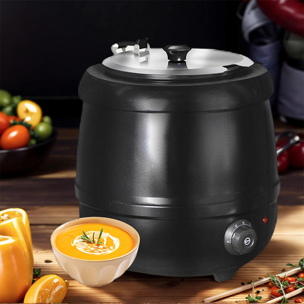 Ketel Sup 10L dengan Tutup Ber - Soup Kettle Warmer ulasan dan harga